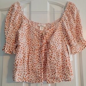 Urban Romantics flowy crop top